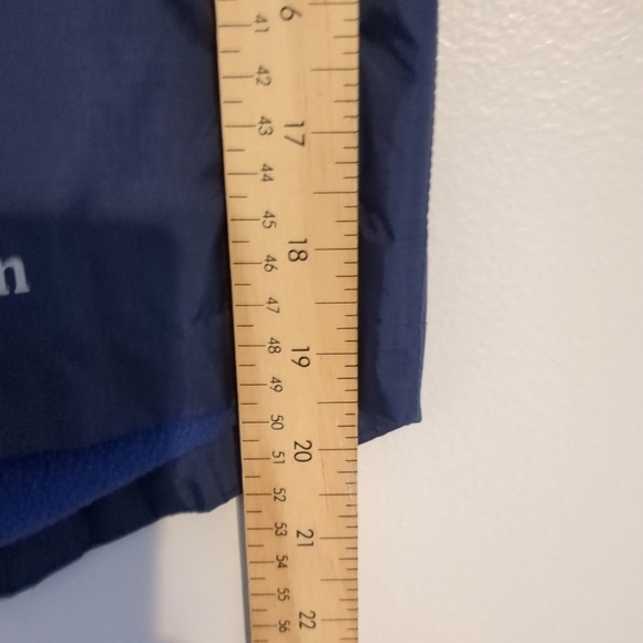 L.L. Bean Jacket Kids Size 8 Blue Hooded Pockets Preppy Logo Outdoor Windbreaker - Picture 7 of 10